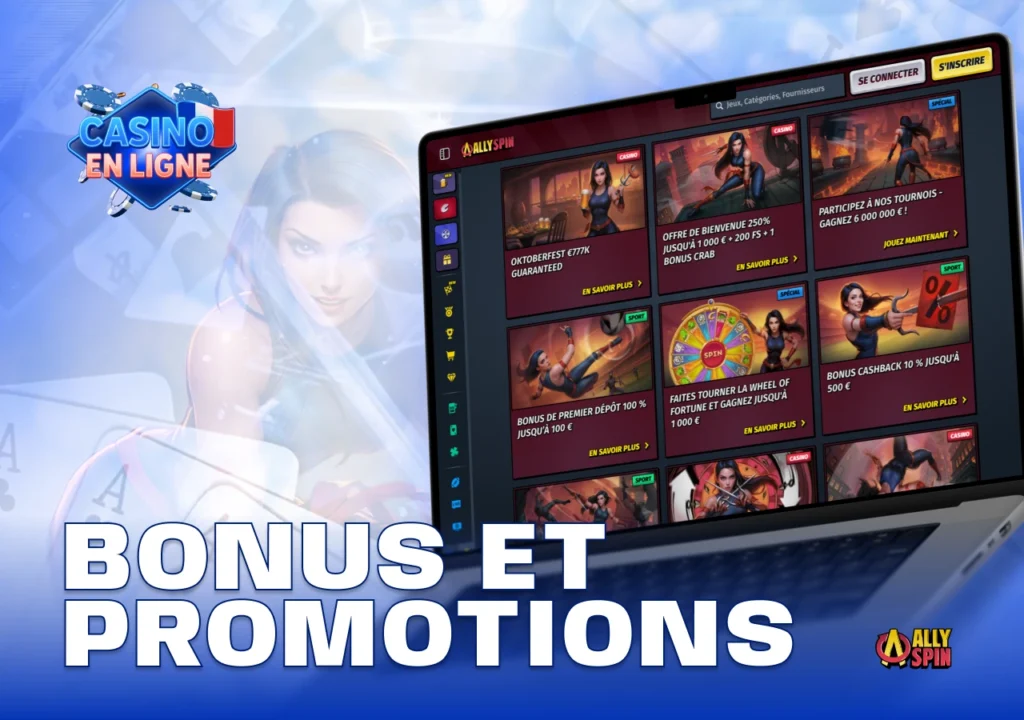 Aperçu des bonus et promotions exclusives disponibles sur Casino France
