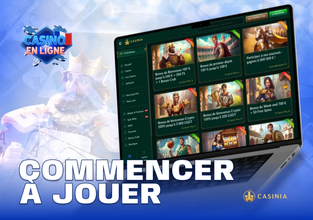 Guide pratique pour démarrer sur la plateforme Casinia en ligne