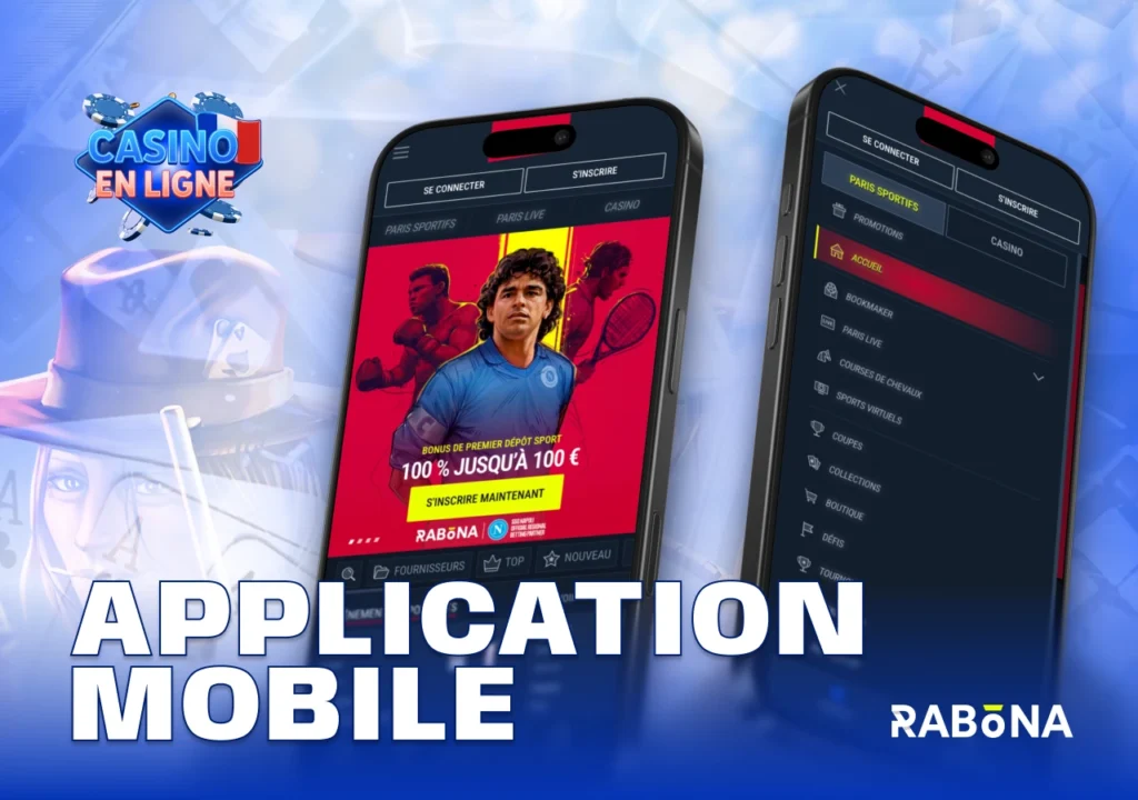Application Rabona Casino pour jouer sur Android et iOS