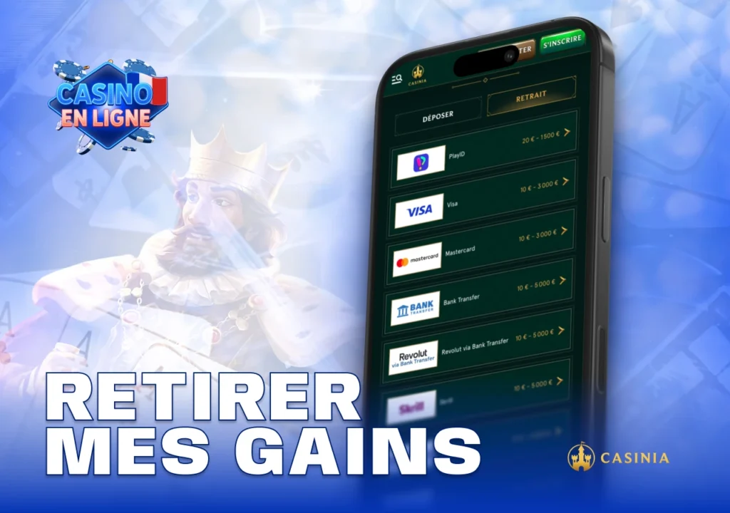 Options de retrait fiables pour encaisser ses gains au casino