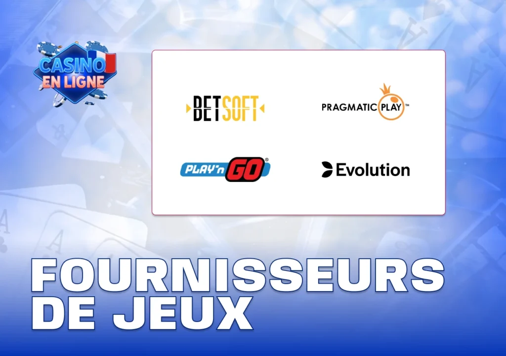 Aperçu des principaux développeurs et fournisseurs de jeux en ligne