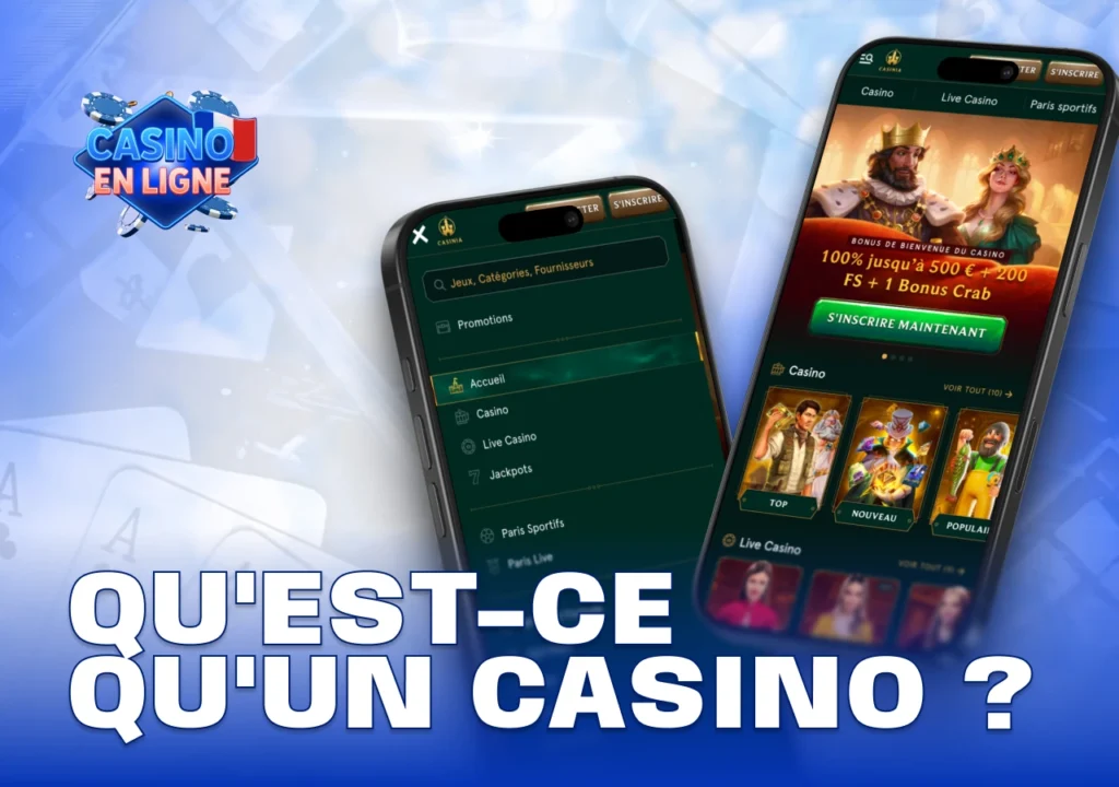 Illustration des éléments d’un casino en ligne typique