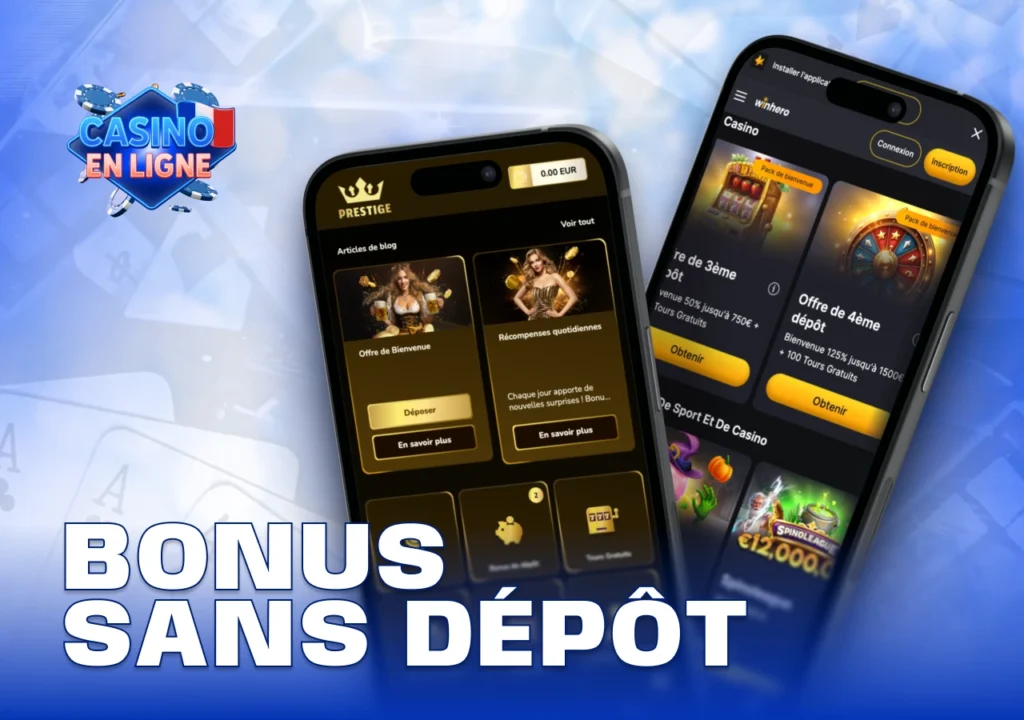Bonus sans dépôt permettant d’essayer les jeux gratuitement avec gains réels selon conditions définies