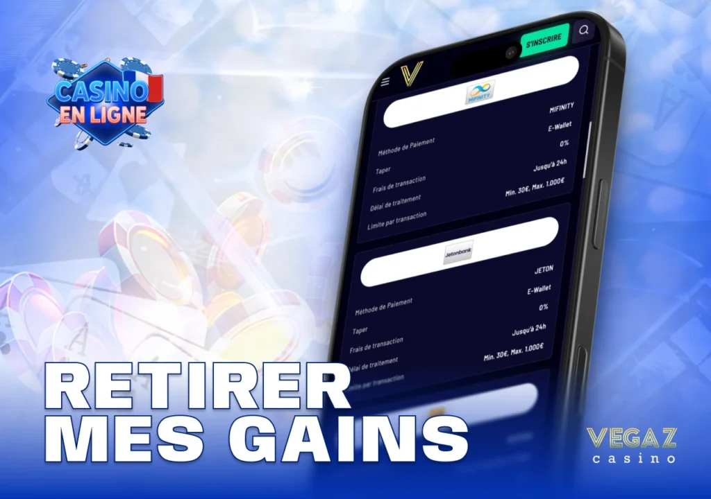 Retrait des gains sécurisé avec validation de compte et transfert rapide vers moyens de paiement choisis