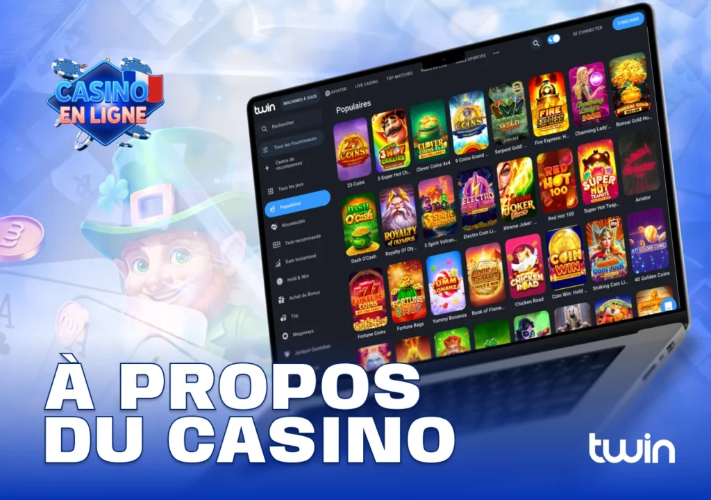 Informations générales sur le casino Twin : licences, fournisseurs de jeux et sécurité des transactions