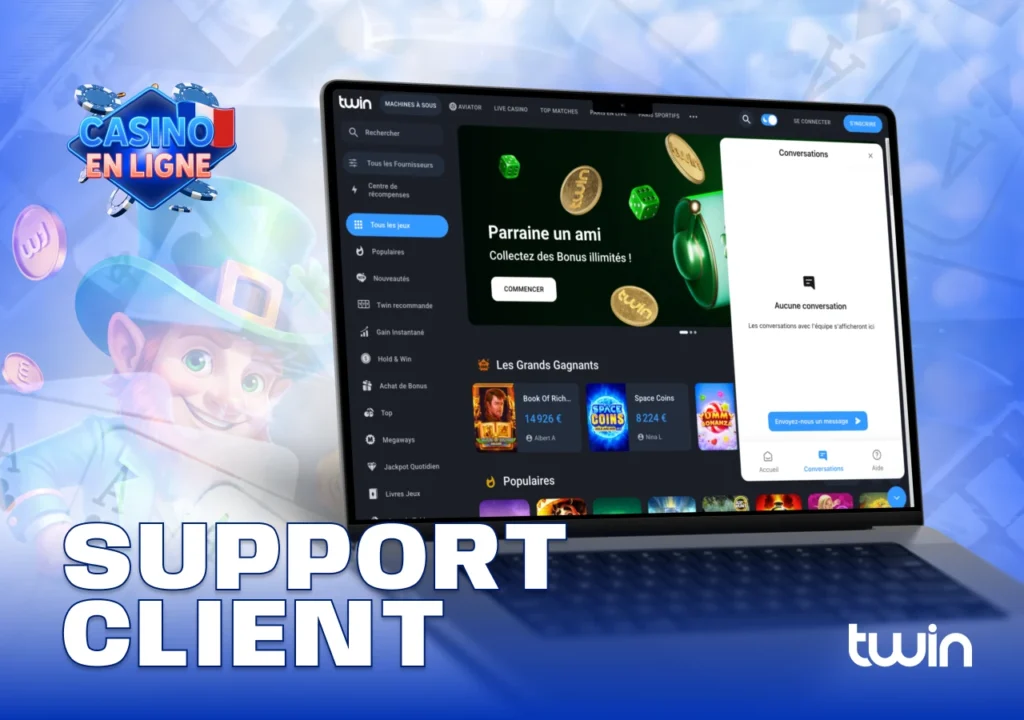 Assistance 24 h / 24 et 7 j / 7 avec chat en direct, e-mail et support professionnel en plusieurs langues